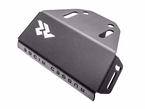 Rugged Ridge 18013.01 Skid Plate Receiver Hitch Powdercoated Black Steel