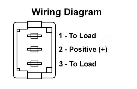 STD 12V ON/ON SW  IVORY