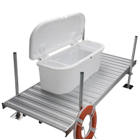 TAYLOR MADE 123750 S'N'G 5.5 FT. POLY DOCK BOX- WHITE