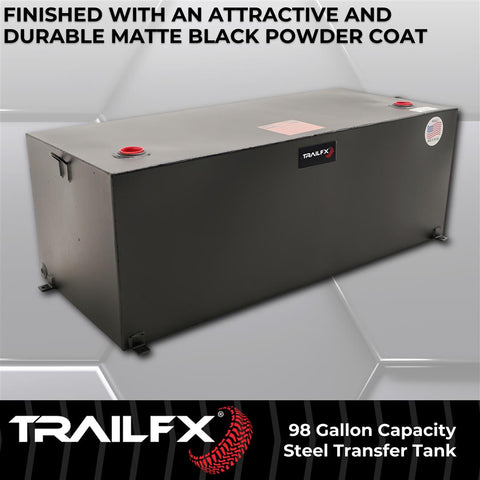TrailFX 21098SB Liquid Transfer Tank TFX Liquid Transfer Not DOT Approved For Trans
