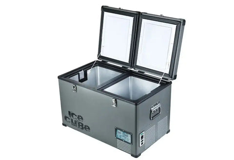 Ironman 4x4 IFRIDGE65K Refrigerator ICECUBE Dual Compartment Refrigerator With Freezer