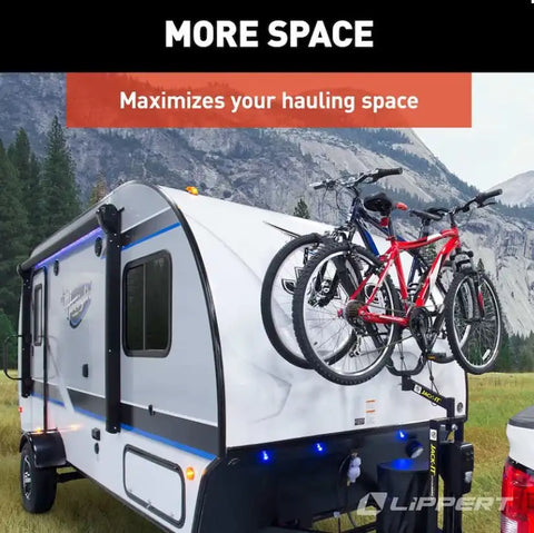 Lippert Components 429756 Bike Rack Jack-IT Mounts On Trailer Tongue A Frame