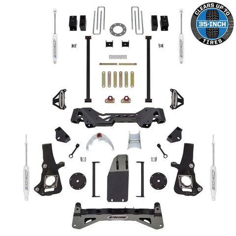 Pro Comp Suspension K1084B 6 Inch Lift Kit With ES9000 Shocks