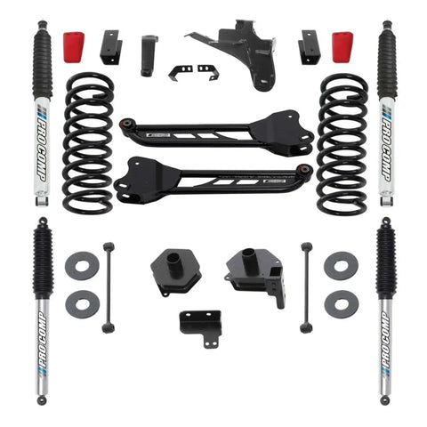 Pro Comp Suspension K2106BP Front and Rear Shocks / Control Arms Axle Shafts Frame Stiffeners Brake Li