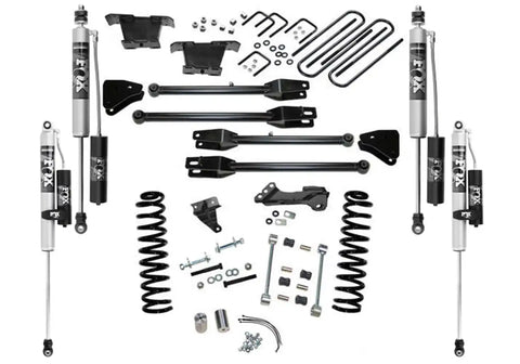 Superlift K233FX 4 Lift Kit w/ FOX 2.0 Reservoir Shocks - 08-10 F250/350 4WD Dsl 4-Link Arms
