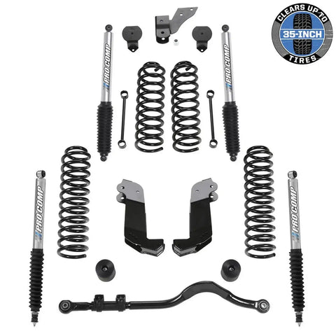 Pro Comp Suspension K3107BP Kit 3.5In JK Stage I Coil/ Coil/Pro Runner