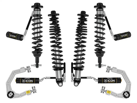 ICON Vehicle Dynamics FRDK_K40004X ICON 21-23 Bronco Non-Sasquatch 3-4" Lift Stage 4 Suspension System Billet UCA Heavy Rate Rear Spring