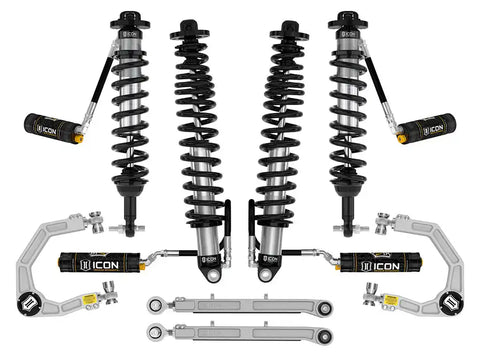 ICON Vehicle Dynamics FRDK_K40016 ICON 2021-2023 Bronco Sasquatch 2-3" Lift Stage 6 Suspension System Billet UCA