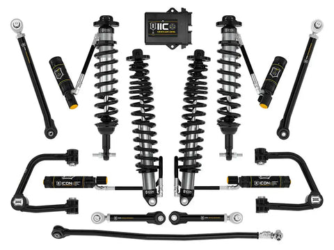 ICON Vehicle Dynamics FRDK_K40008T ICON 21-23 Bronco Non-Sasquatch 3-4" Lift Stage 8 Suspension System Tubular UCA