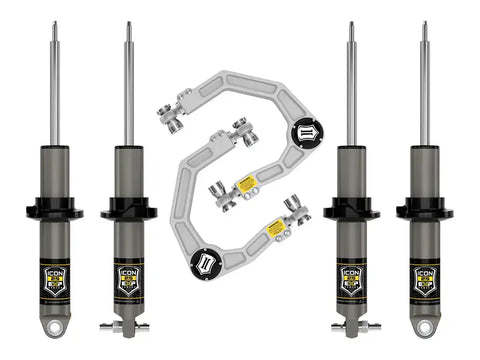 ICON Vehicle Dynamics FRDK_K40012 ICON 2021-2023 Bronco HOSS 2.0 Pkg 0-2" Lift Stage 2 Suspension System Billet