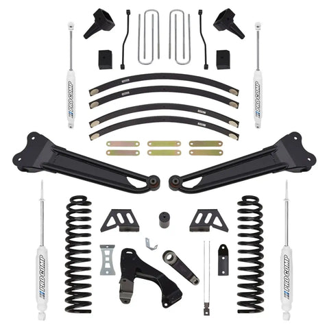 Pro Comp Suspension K4186B KIT 8IN Stage II 11-15 Ford F250/F350 4WD Diesel with Front/Rear ES9000 Shocks