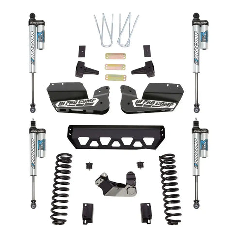 Pro Comp Suspension K4201BXP 4 Inch Stage I Lift Kit With Runner 2.5 Piggyback Reservior Shocks