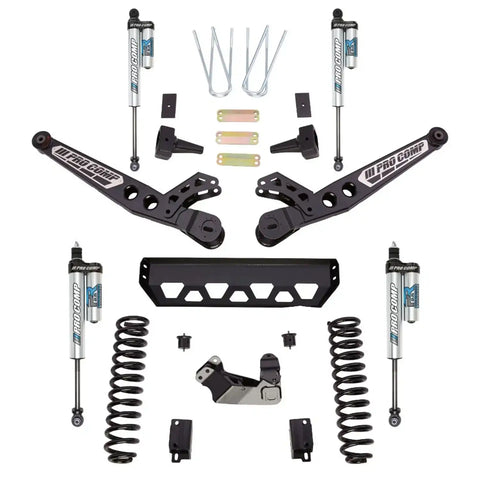 Pro Comp Suspension K4207BXP 4 Inch Stage II Lift Kit With Runner 2.5 Piggyback Reservior Shocks