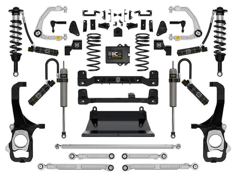 ICON Vehicle Dynamics FRDK_K53279 ICON 2022-2023 Toyota Tundra 6" Lift Stage 9 Suspension System With Billet Upper Control Arms