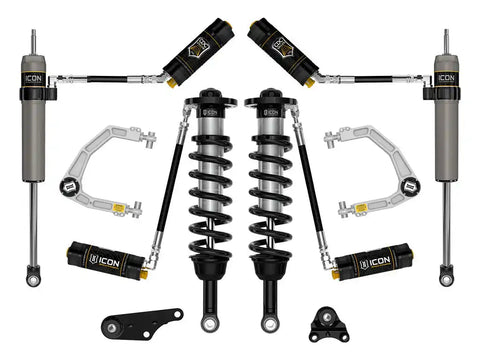 ICON Vehicle Dynamics FRDK_K53295 ICON 2024 Toyota Tacoma 1.25-3" Lift Stage 5 Suspension System Billet UCA