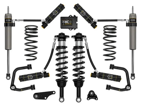 ICON Vehicle Dynamics FRDK_K53296TS ICON 2024 Toyota Tacoma 1.25-3" Lift Stage 6 Suspension System Tubular UCA W/ Triple Rate Rear Springs