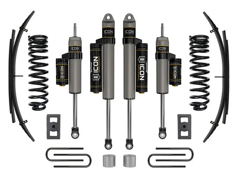 ICON Vehicle Dynamics FRDK_K62562L ICON 2023 Ford F-250/F-350 Super Duty 4WD Diesel 2.5" Lift Stage 2 Suspension System W/ Expansion Packs