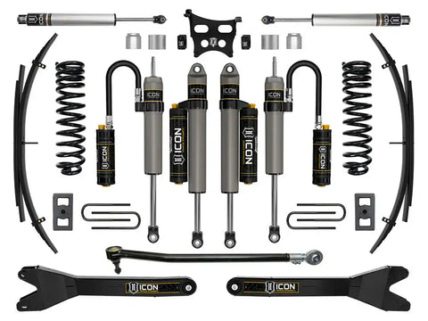 ICON Vehicle Dynamics FRDK_K62565RL ICON 2023 Ford F-250/F-350 Super Duty 4WD Diesel 2.5" Lift Stage 5 Suspension System W/ Radius Arms And Expansion Packs