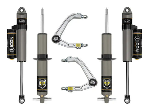 ICON Vehicle Dynamics FRDK_K73073 ICON 19-23 GM 1500 2.375-3.75" Lift Stage 3 EXP Suspension System Billet
