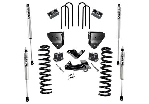Superlift K796F 4 Lift Kit w/ FOX Shocks - 05-07 F250/350 4WD Dsl w/o 4Link Arms RadiusArms