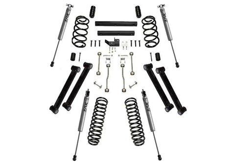 Superlift K842F 4 inch Lift Kit - 1997-2002 Jeep Wrangler TJ with Fox 2.0 Series Shocks