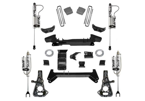 Superlift K860FX 6 Lift Kit w/ FOX Shocks - 01-10 Silv/Sierra 2500HD/3500HD 4WD Knuckle