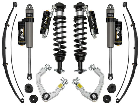 ICON Vehicle Dynamics FRDK_K93207S ICON 20-23 Ford Ranger 0-3.5" Lift Stage 7 Susp Sys Billet UCA Steel Knuckle