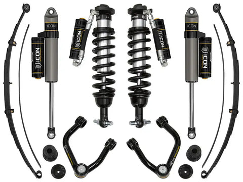 ICON Vehicle Dynamics FRDK_K93207TS ICON 20-23 Ford Ranger 0-3.5" Lift Stage 7 Susp Sys Tubular UCA Steel Knuckle