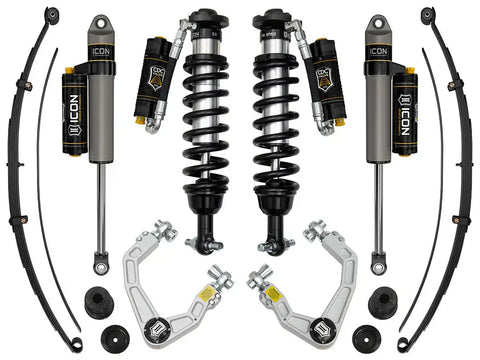 ICON Vehicle Dynamics FRDK_K93208A ICON 19-21 Ford Ranger 0-3.5" Lift Stage 8 Susp System Billet UCA Al Knuckle