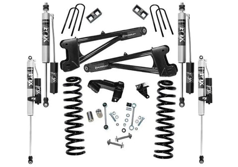 Superlift K981FX 4 Lift Kit w/ FOX 2.0 Reservoir Shocks - 08-10 F250/350 4WD Dsl w/RepRadiusArms
