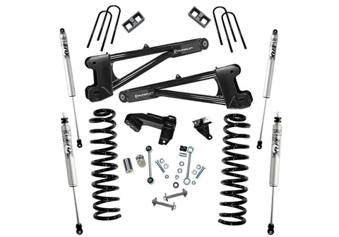 Superlift K981F 4 Lift Kit w/ FOX Shocks - 08-10 F250/350 4WD Diesel Replacement Radius Arms