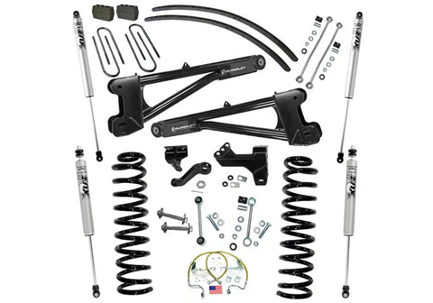 Superlift K983F 6 Lift Kit w/ FOX Shocks - 08-10 F250/350 4WD Diesel Replacement Radius Arms