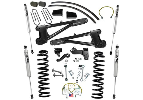 Superlift K985F 8 Lift Kit w/ FOX Shocks - 08-10 F250/350 4WD Diesel Radius Arms
