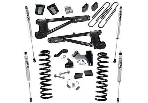 Superlift K989F 6 Lift Kit w/ FOX Shocks - 11-16 F250/350 4WD Diesel Replacement Radius Arms