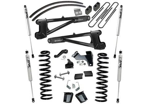 Superlift K991F 8 Lift Kit w/ FOX Shocks - 11-16 F250/350 4WD Diesel Radius Arms
