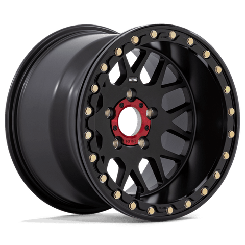 GRENADE UTV BL 15X6 4X156 S-BLK 38MM