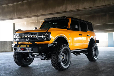 DV8 Offroad LBBR-03 2021-22 Ford Bronco - Curved Light Bracket for 12 3-Inch Pod Lights