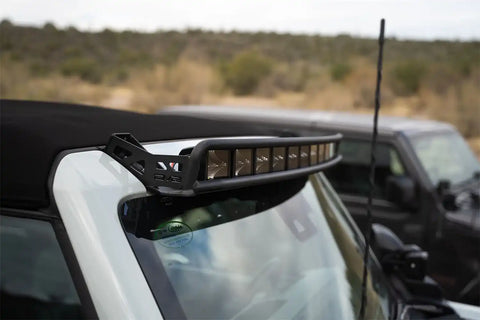 DV8 Offroad LBBR-03 2021-22 Ford Bronco - Curved Light Bracket for 12 3-Inch Pod Lights