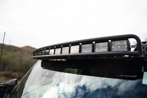 DV8 Offroad LBBR-03 2021-22 Ford Bronco - Curved Light Bracket for 12 3-Inch Pod Lights