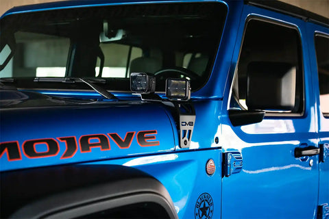 DV8 Offroad LBJL-06 2020-22 Jeep JL 392 & JT Mojave Edition Dual Pod Light Mounts