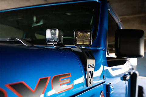 DV8 Offroad LBJL-06 2020-22 Jeep JL 392 & JT Mojave Edition Dual Pod Light Mounts