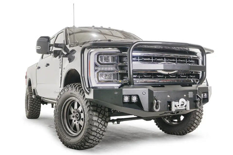 Fab Fours FS23-A5950-1 - Premium Winch Front Bumper w/Full Grill Guard