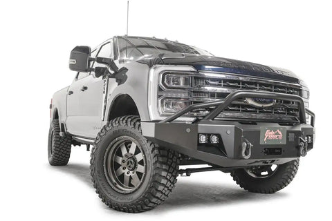 Fab Fours FS23-A5952-B - Premium Winch Front Bumper w/Pre-Runner Guard Bare