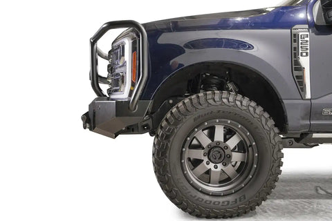 Fab Fours FS23-A5952-B - Premium Winch Front Bumper w/Pre-Runner Guard Bare