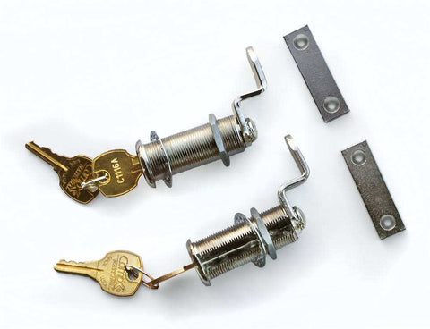 DECKED AD10LOCKSETV3 - DECKEDDECKED Drawer Locks w/Matching Keys Set Of 2 Silver Superseded From PN[AD1]