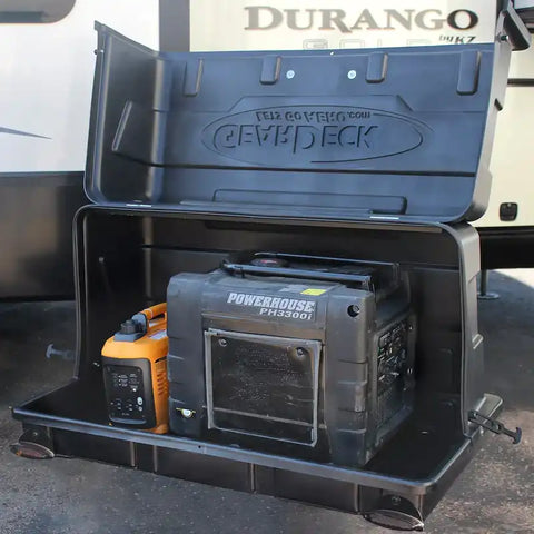 Lets Go Aero H00604 Trailer Hitch Cargo Carrier GearDeck Slide Out Hitch Enclosed Storage