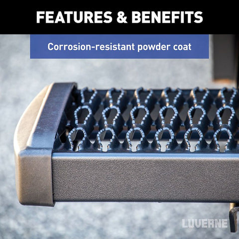 LUVERNE 415100-401477 - Grip Step 7 x 36", 100 Black Aluminum Running Boards, Select Ram ProMaster