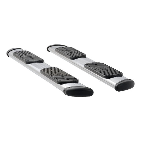 LUVERNE 477088 - Regal 7 Polished Stainless 88 Oval Side Steps (No Brackets)