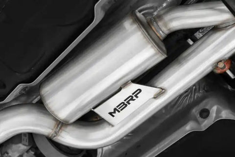 MBRP Exhaust S46053CF - T304 Stainless Steel with Carbon Fiber Tips.