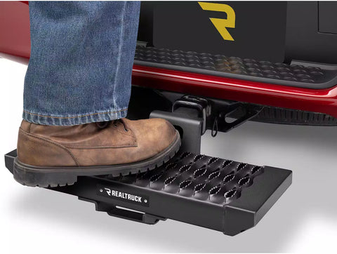 N-Fab GHS2018-TX - Growler Hitch Step Universal Fitment in 2 In. or Larger Receiver